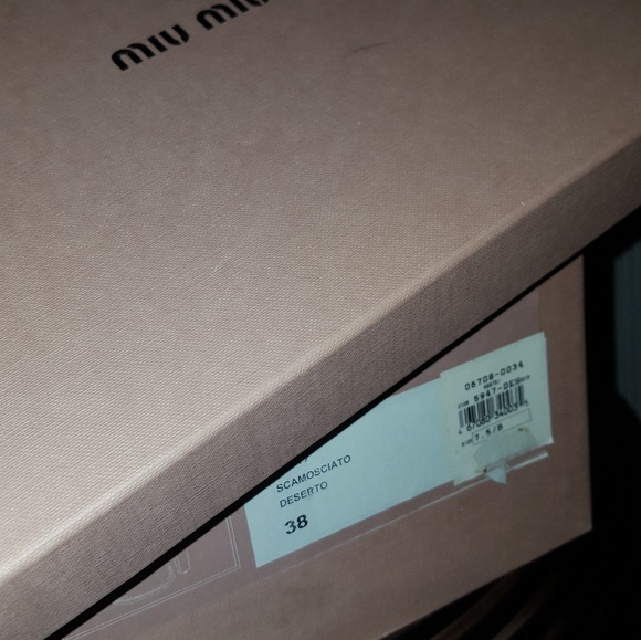 Miu Miu Scamosciato Deserto - Picture 4 of 4